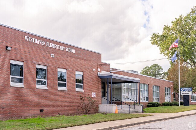 Students at Westhaven Elementary School eagerly participate in engaging classroom activities.