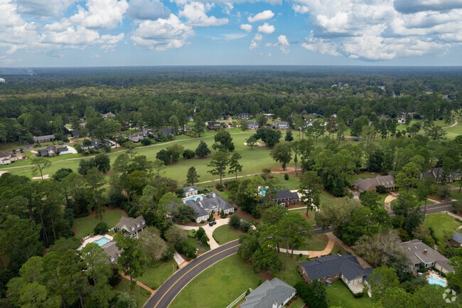 Many homes in Doublegate feature in-ground swimming pools.