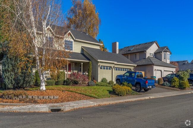 Two-story traditional homes are frequent in Knapp neighborhoods.