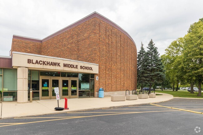 Entry shot for Blackhawk Middle School.