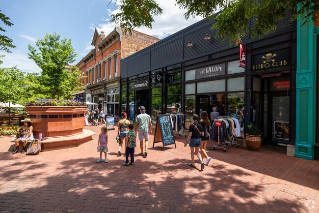 People gather to explore Pearl Street’s offerings in Downtown Boulder.
