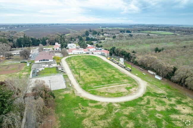 The track and fields at Delta High School offer great space for students to be active.