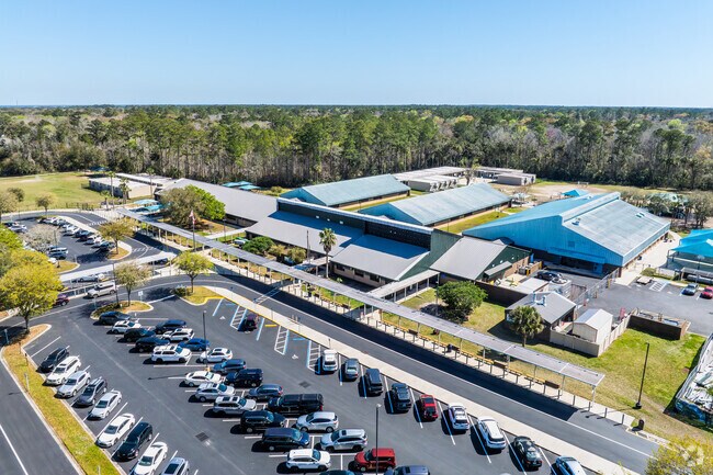 Younger children can attend Ocean Palms Elementary School.