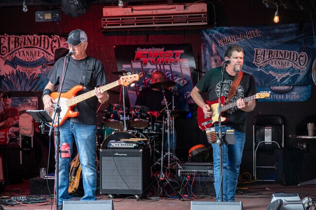 Allandale families head to First Turn Port Orange for daily live music.