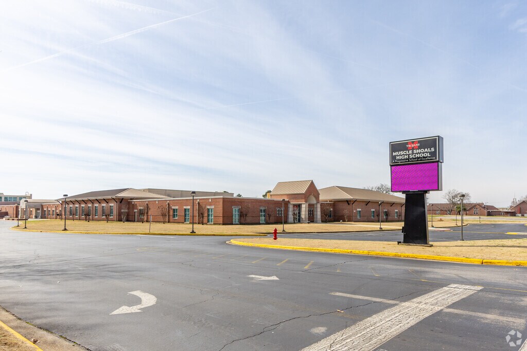 Muscle Shoals High School is home to the Trojans.