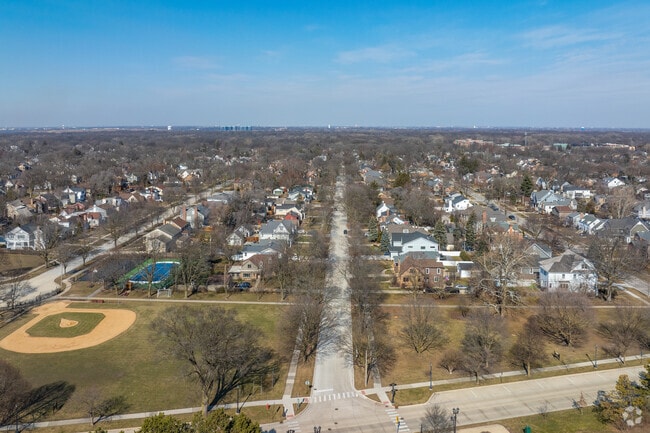 Field Park sits to the south of the neighborhood and has a baseball field and playground.
