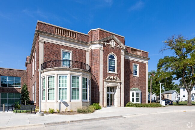 Students love the historical campus at Park Middle School.
