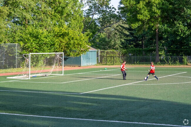 Wesley Heights residents can take advantage of the athletic fields at Horace Mann Elementary.