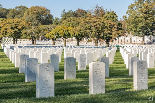 Cypress Hills National Cemetery is located next to Highland Park and honors the fallen military.