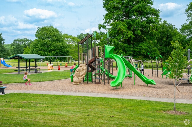 The Franke Park playground is a popular destination for Five Points families.