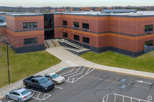 Hatboro-Horsham High School has multiple entrances for student access.