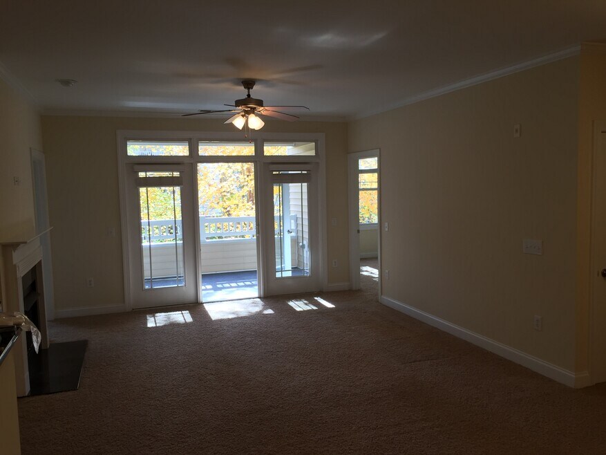 Living Room ( fire Place, Door to Porch)