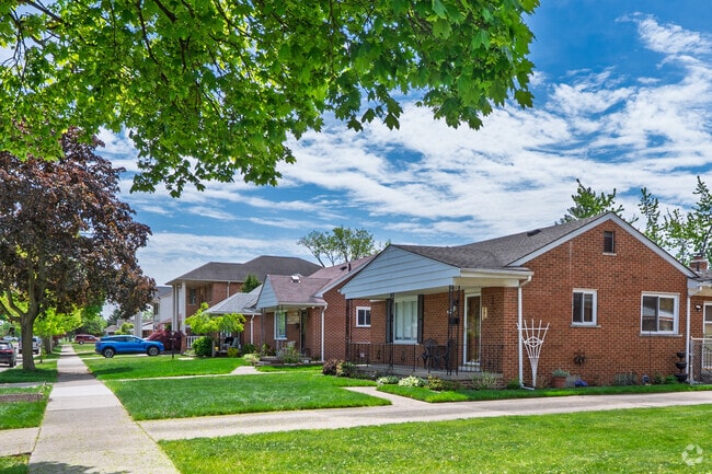 Hemlock Park has a variety of older homes, such as brick cottages.
