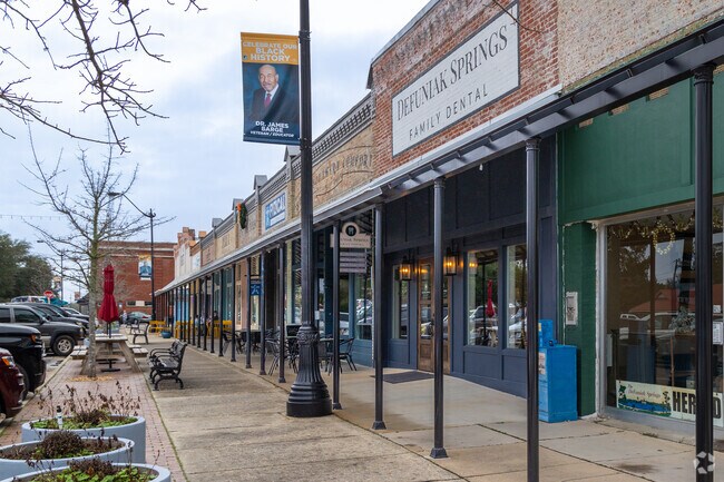 Freeport residents who want a historic Main Street can visit DeFuniak Springs.