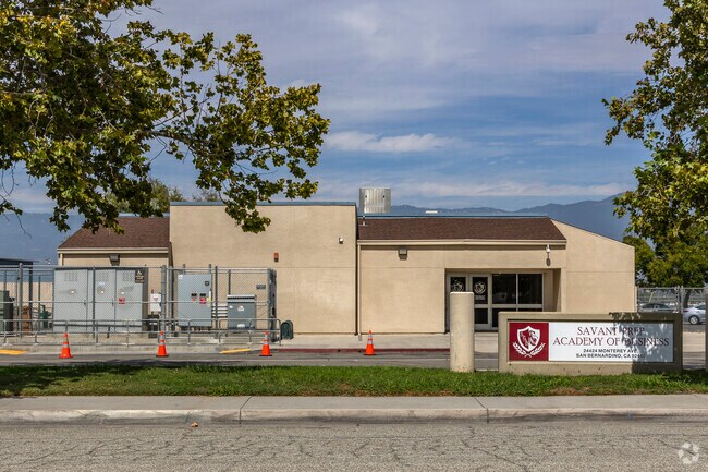 The Savant Preparatory Academy of Business in San Bernardino.