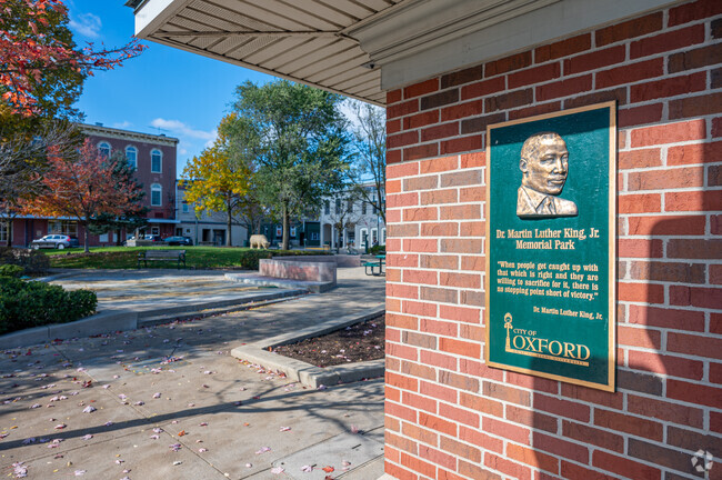 The Dr. Martin Luther King, Jr. Memorial Park is located in the center of the city of Oxford.