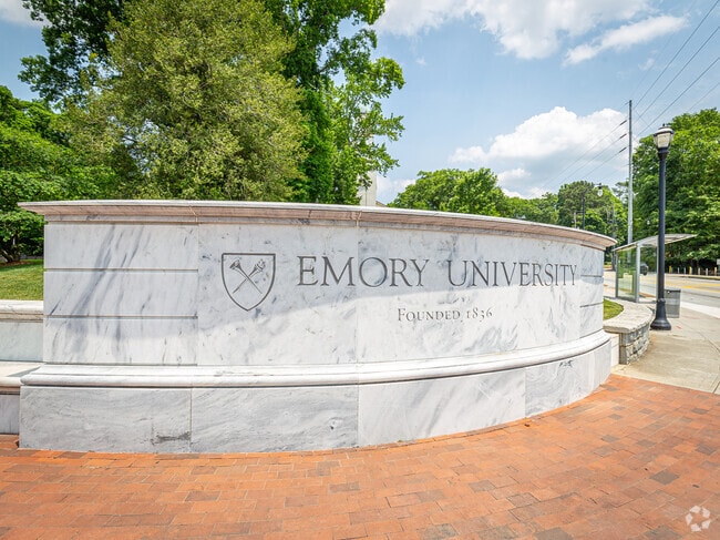 Emory University is a popular college near the Druid Hills neighborhood.