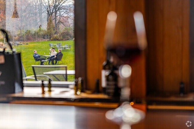Nothing beats a glass of wine with friends at Catoctin Breeze Vineyard in Thurmont.