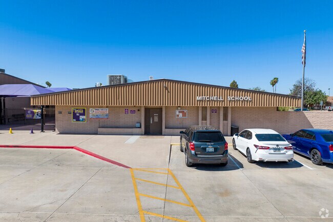 Phoenix’s Mitchell Elementary School is rated a 2/10 at GreatSchools.com.