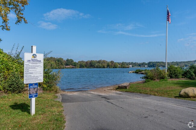 Lake Pocotopaug in East Hampton is home to lakefront properties and scenic public parks.