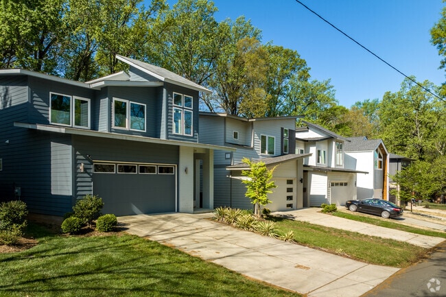 Modern homes line quiet streets in Commonwealth Park.