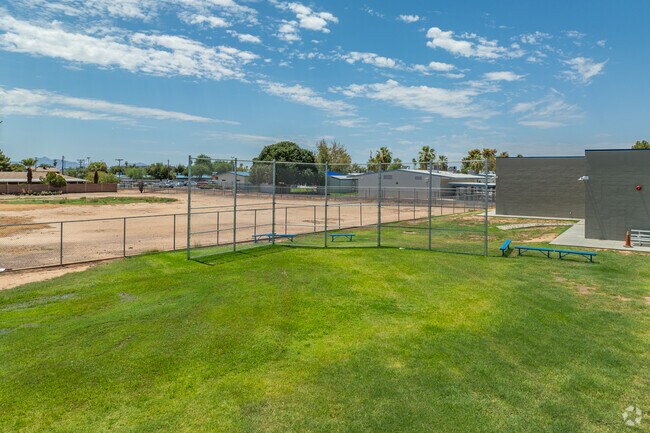 The students at Valencia Newcomer School have an opportunity to play an American pastime.