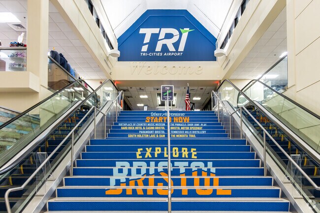 Abingdon residents have quick access to TRI-Cities Airport across the border in Tennessee.