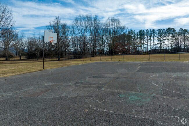 Basketball court for Full campus for Montview Elementary School in Huntsville Alabama.