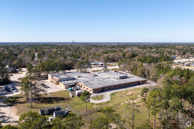 San Jacinto Elementary is nestled in the piney wood forest of south east Texas.