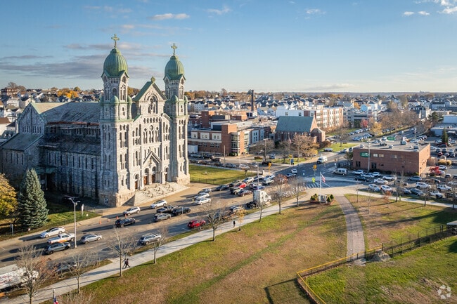 Take in the grandeur of St. Ann Shrine’s architecture in Fall River, MA.
