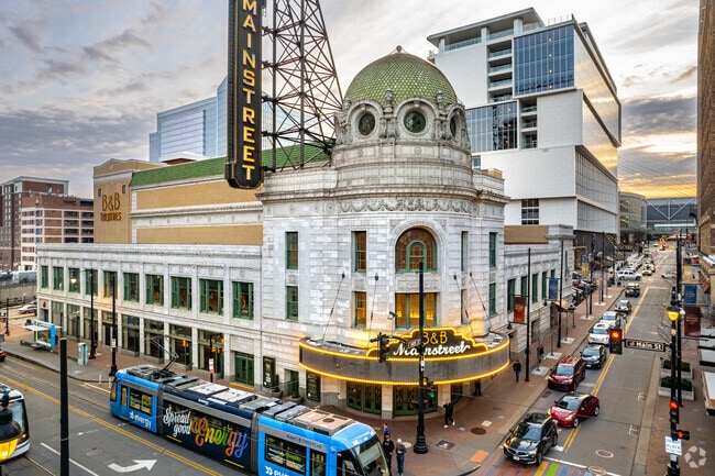 The Power & Light District is a thriving neighborhood in Kansas City.