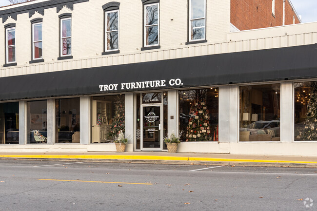 One of Troy's many locally owned shops, Troy Furniture Co. has been in town since 1869.