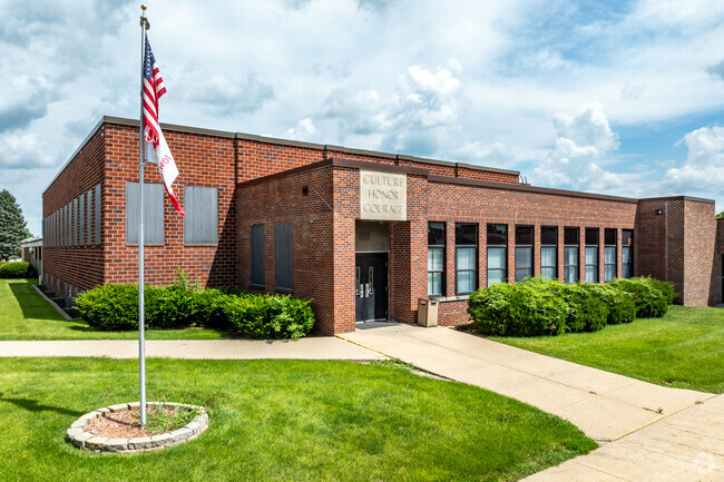 The pillars of Stuart Elementary are Culture, Honor, & Courage.