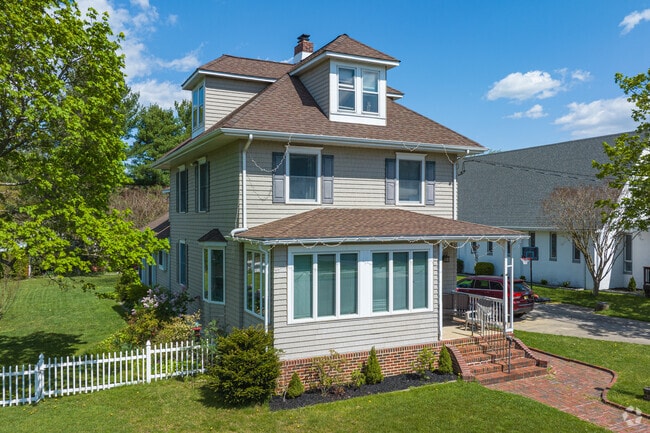 You’ll find a mix of homes in Berlin, including well-kept single-family residences.