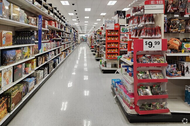 Target near Larabee offers residents household goods at decent prices.
