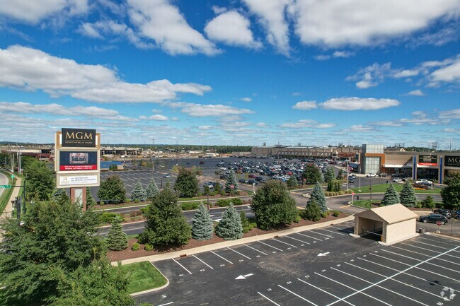 The MGM Northfield Park has a casino and high-end restaurants.