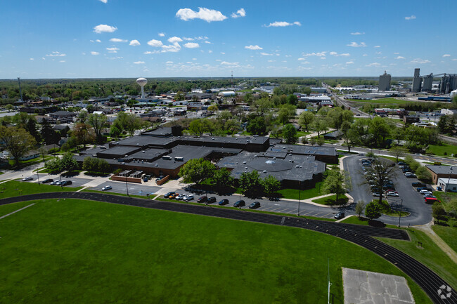 Maumee Middle School sits in the heart of Maumee.