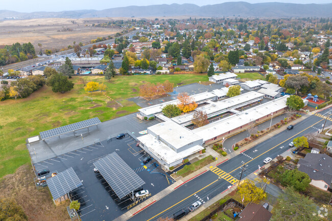Soaring above Wren Avenue Elementary School, where learning takes flight.