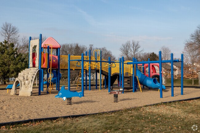 Apple Grove Park's playground has plenty to keep kids busy for hours.
