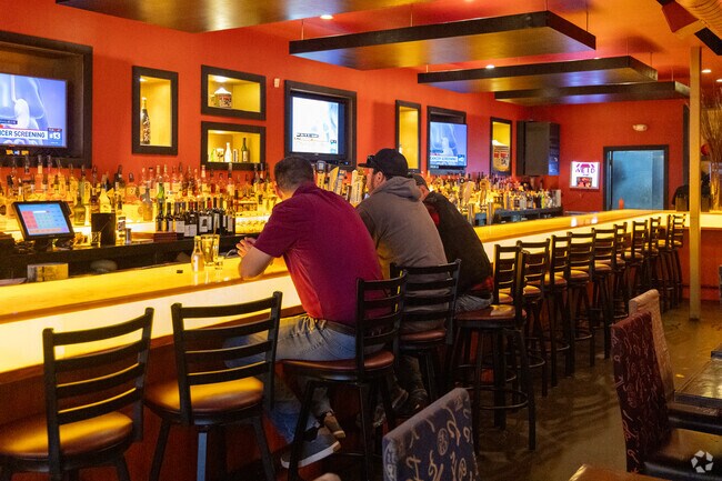 Friends gather at Kon Asian Bistro in Nasons Corner.