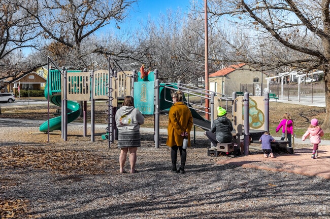 College Hill Park also has a small playground for kids in Sleepy Hollow to enjoy.