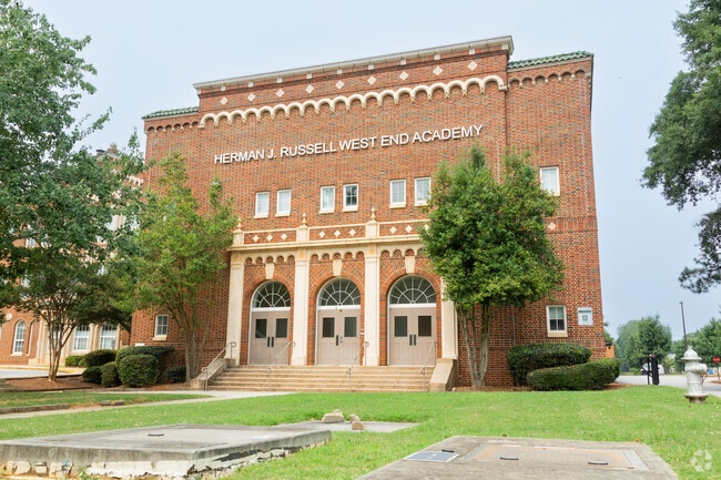 Home of the Bulldogs, Herman J Russell West End Academy is in the West End.