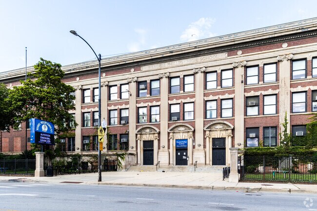 Phillips Academy serves residents of Grand Boulevard.