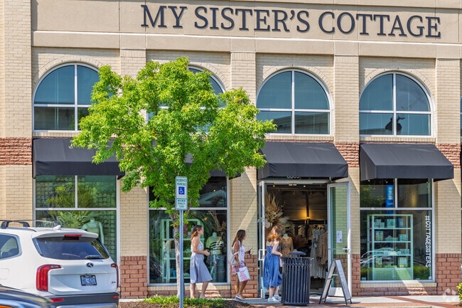 My Sister’s Cottage at The Mayfaire Town Center sells trendy women's clothing near Rogersville-Bradley Creek.