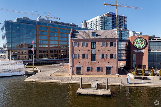 The Maritime Museum in Fells Point, Baltimore, showcases the rich seafaring history of the bay.