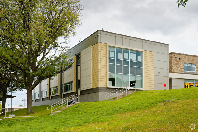 Henninger High School has a modern campus in Eastwood.
