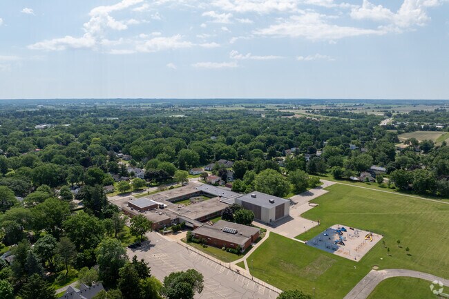 Students can enjoy the large playfields at Lincoln Elementary School.