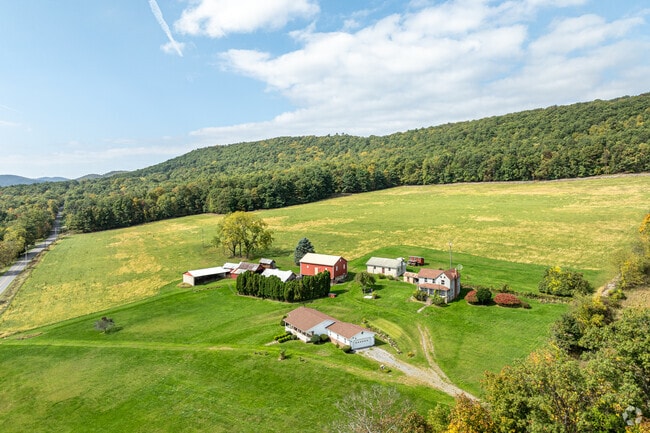 Bastress is thought of a being a rural area with compounds sitting on family farms.