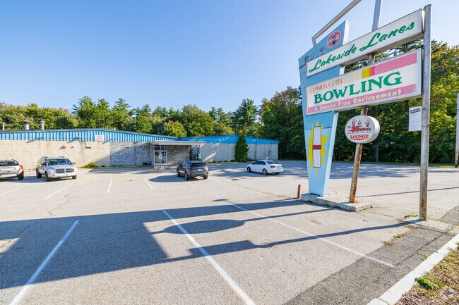 Lakeside Lanes in Southeast Manchester offers candlepin and glow bowling in retro digs.