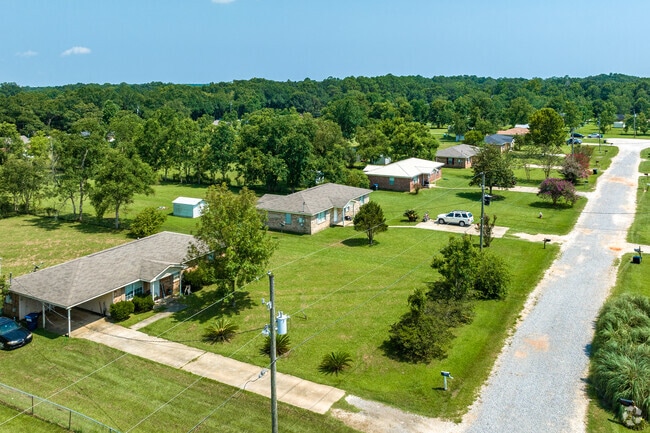 Some Grand Bay homes are situated on larger lots.